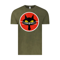 Vintage Olive black cat squadron taiwanese u 2 spy plane emblem gift tank top Vintage Tee - trangStudio