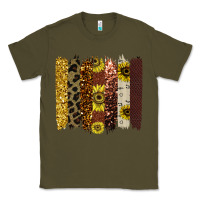 Army Green fall glitter brush strokes Classic Tee - Bettercallsaul