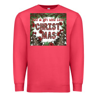 Cardinal just a girl who loves christmas Premium Sweatshirt - CowhideDigitalArt
