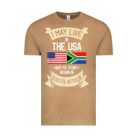Vintage Camel South Africa American Flag USA South African Roots Gifts Vintage Tee - trangStudio