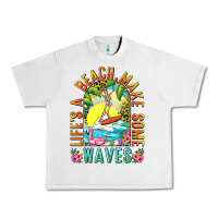Lunar Rock Life's a beach make some waves Urban Heavy Tee - NancyCooperArtShop