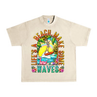 Sandshell Life's a beach make some waves Urban Heavy Tee - NancyCooperArtShop