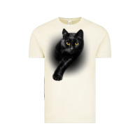 Vintage Arctic Black Cat Yellow EyesCats Tee Shirt Gifts Vintage Tee - trangStudio