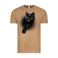 Vintage Camel Black Cat Yellow EyesCats Tee Shirt Gifts Vintage Tee - trangStudio