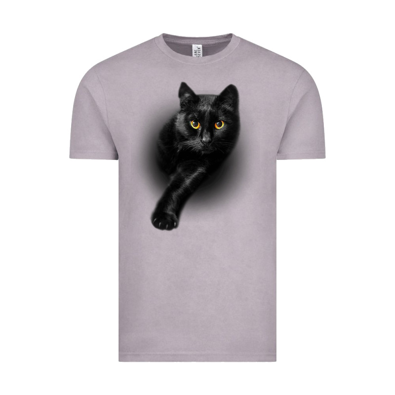 Black Cat Yellow Eyescats Tee Shirt Gifts Vintage Tee by trangStudio | Teevron