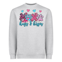 Xoxo Hugs And Kisses Paws Olivia Heavyweight Sweatshirt | Teevron