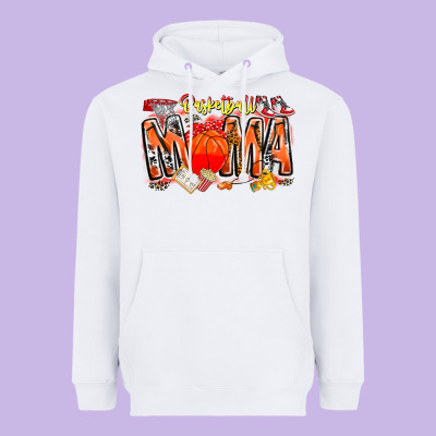 Basketball Mama Heavyweight Hoodie Designed By Cowhidedigitalart