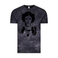 Cloud Black vintage leia Vintage Tee - trangStudio