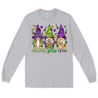 Moon Dust Mardi Gras crew with gnomies Long Sleeve Tee - HowdyJamesFarm