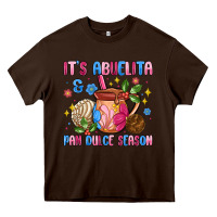 Chocolate Brown its abuelita and pan dulce season Heavy Core Tee - MaliasSmallBusiness
