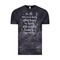 Cloud Black edgar allan poe literary gift, annabel lee quote gothic poet t shirt Vintage Tee - trangStudio