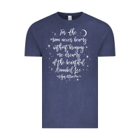 Vintage Denim edgar allan poe literary gift, annabel lee quote gothic poet t shirt Vintage Tee - trangStudio