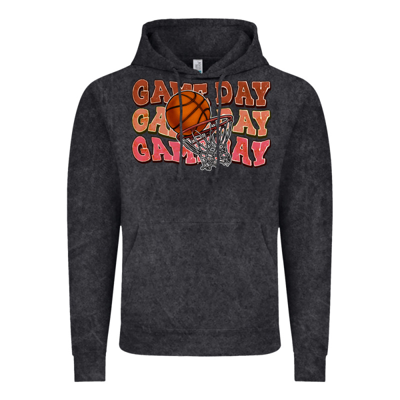 Game Day Game Day Game Day Basketball Vintage Hoodie by NancyCooperArtShop | Teevron