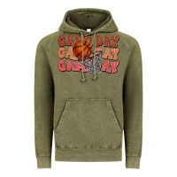 Vintage Olive Game day game day game day Basketball Vintage Hoodie - NancyCooperArtShop