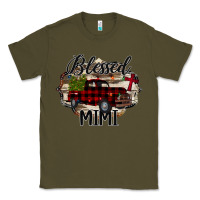 Army Green Blessed Mimi Christmas Truck Classic Tee - Bettercallsaul