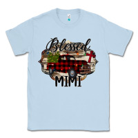 Dusty Blue Blessed Mimi Christmas Truck Classic Tee - Bettercallsaul
