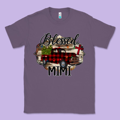 Blessed Mimi Christmas Truck Classic Tee Designed By Bettercallsaul