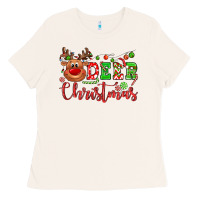 Deer Christmas Reindeer Ladies Tee | Teevron