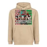Mushroom mooey Christmas Heavyweight Hoodie - CowhideDigitalArt