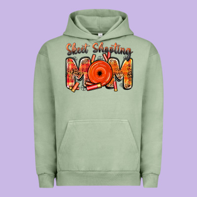 Skeet Shooting Mom Urban Hoodie Designed By Barkaloodesign
