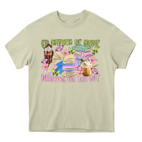 Mossy id rather be home finishing my tbr pile Heavy Core Tee - MaliasSmallBusiness