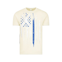 Vintage Arctic Scottish American Flag Combo Scotland USA Saltire Gift Vintage Tee - trangStudio