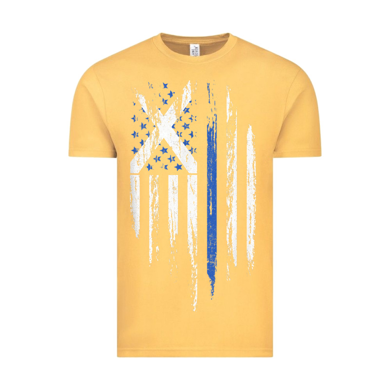Scottish American Flag Combo Scotland Usa Saltire Gift Vintage Tee by trangStudio | Teevron