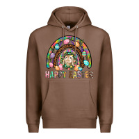 Chestnut Happy Easter Rainbow Premium Hoodie - BundleAndBundleShop