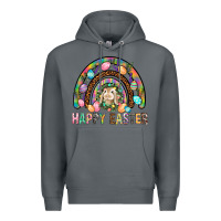 Rock Happy Easter Rainbow Premium Hoodie - BundleAndBundleShop