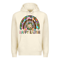 Sandshell Happy Easter Rainbow Premium Hoodie - BundleAndBundleShop