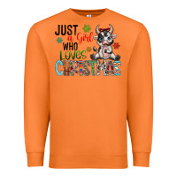 Carrot just a girl who loves christmas Premium Sweatshirt - CowhideDigitalArt