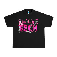 Black Breast Cancer Facility Tech Urban Heavy Tee - texasbilliewilder
