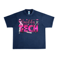 Navy Breast Cancer Facility Tech Urban Heavy Tee - texasbilliewilder
