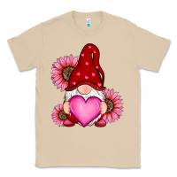 Mushroom valentine's day with sunflowers gnomes Classic Tee - RanaPortraitStore