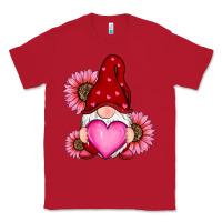 Red valentine's day with sunflowers gnomes Classic Tee - RanaPortraitStore