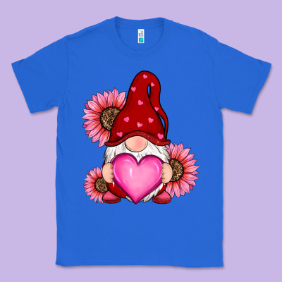 Valentine's Day With Sunflowers Gnomes Classic Tee Designed By Ranaportraitstore
