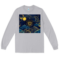 Moon Dust evil eye moon Long Sleeve Tee - TumblerDesignByShophia