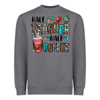 Storm half teacher half coffee Heavyweight Sweatshirt - OliviaCreatesArt