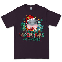 Plum i want a hippopotamus for christmas Premium Tee - MaliasSmallBusiness