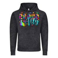 Vintage Black Proud ally Vintage Hoodie - NancyCooperArtShop