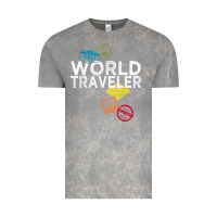 Cloud Rock world traveler passport stamp gift shirt for men and women t shirt Vintage Tee - trangStudio