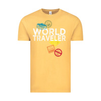 Vintage Mustard world traveler passport stamp gift shirt for men and women t shirt Vintage Tee - trangStudio
