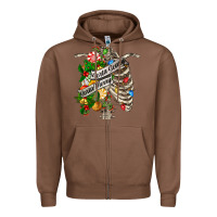 Chestnut sorta merry sorta scary chest Zipper Hoodie - FaDigitalArtStudio