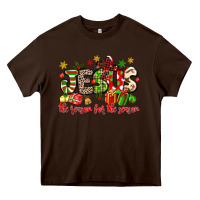 Chocolate Brown jesus the reason for the season Heavy Core Tee - MaliasSmallBusiness