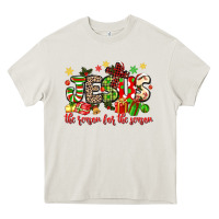 Cream jesus the reason for the season Heavy Core Tee - MaliasSmallBusiness