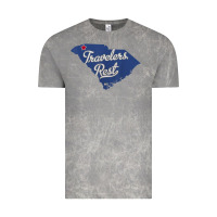 Cloud Rock travelers rest south carolina sc map Vintage Tee - trangStudio