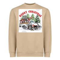 Mushroom merry chrıstmas Heavyweight Sweatshirt - FaDigitalArtStudio