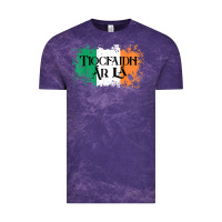 Cloud Purple Tiocfaidh Ar La Vintage Ireland Irish Flag Gifts For Men Vintage Tee - trangStudio