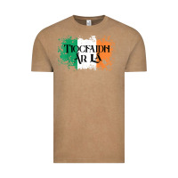 Vintage Coffee Tiocfaidh Ar La Vintage Ireland Irish Flag Gifts For Men Vintage Tee - trangStudio