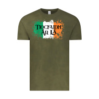 Vintage Olive Tiocfaidh Ar La Vintage Ireland Irish Flag Gifts For Men Vintage Tee - trangStudio